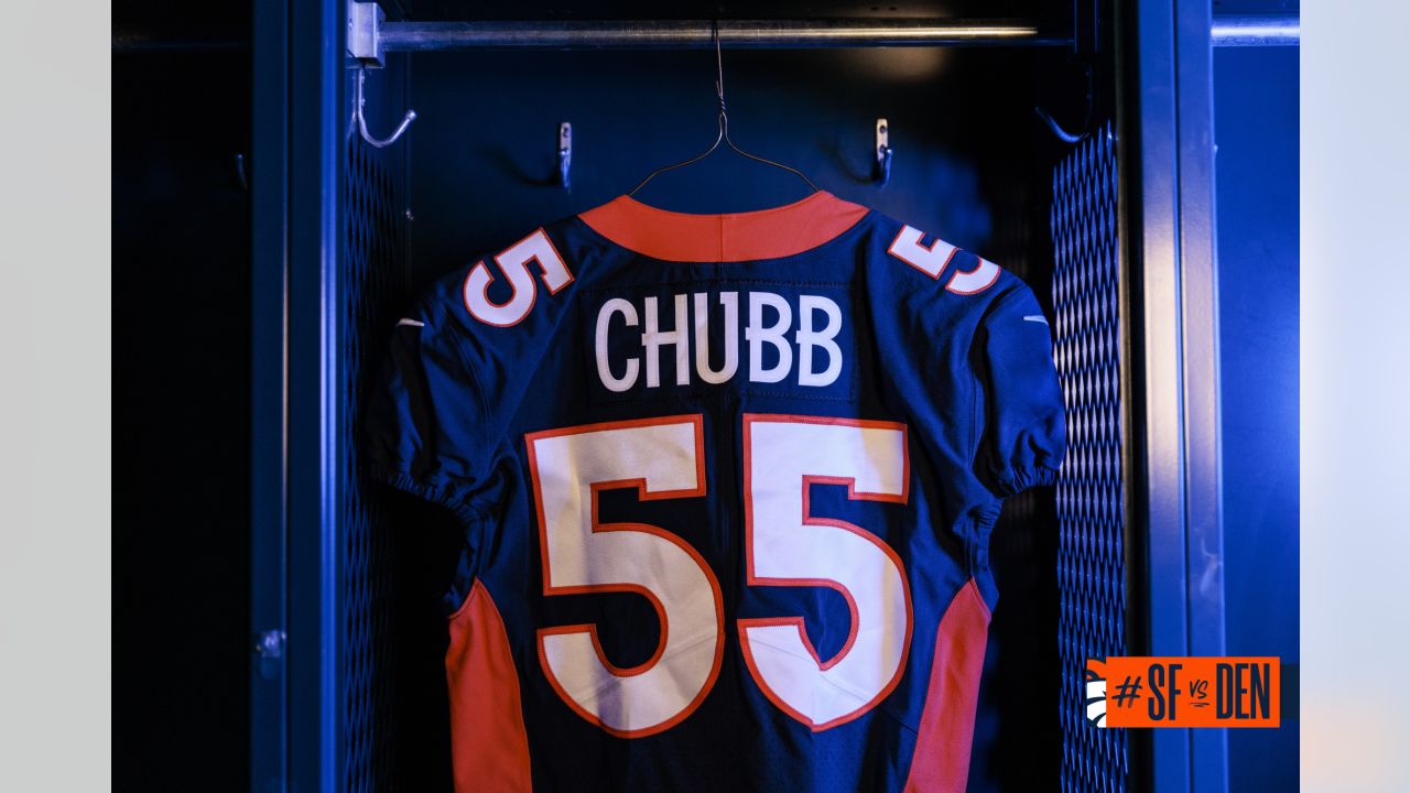 Photos: A sneak peek at the Broncos' alternate blue jerseys for