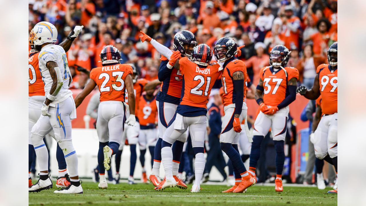 Shots of the Game: Celebrating Victory Monday after the Broncos' big win  over the Chargers