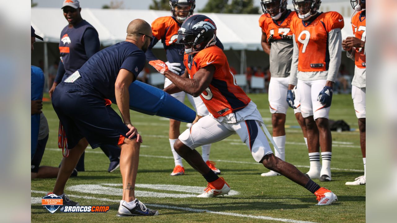 Broncos tight end Jake Butt goes through 1st full-pad practice – The  Durango Herald