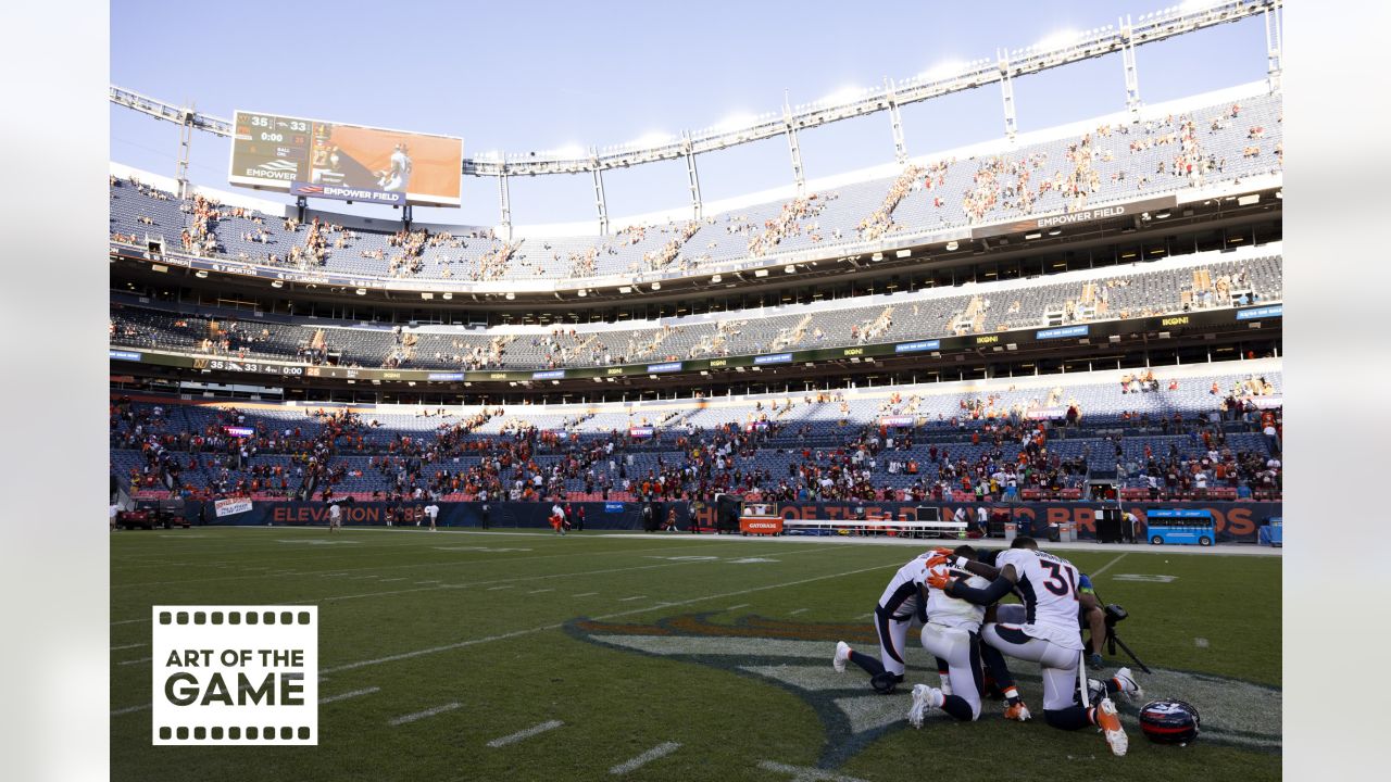 Empower Field At Mile High Sketch Canvas Print, Denver Broncos