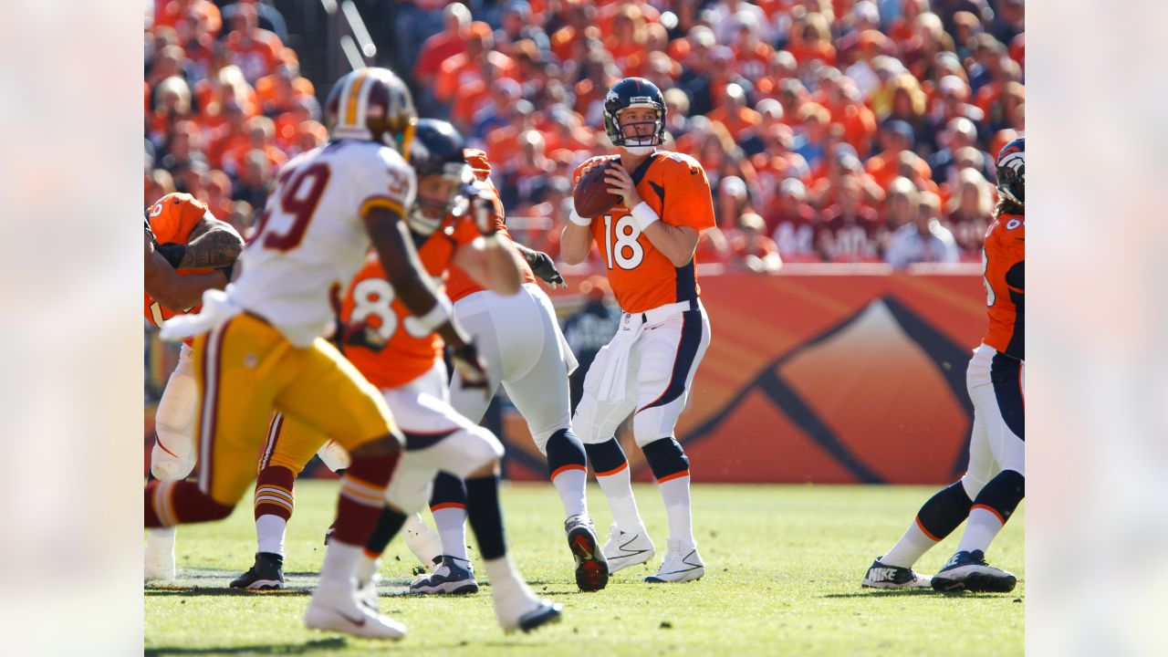 Denver Broncos free safety Rahim Moore (26) intercepts a ball