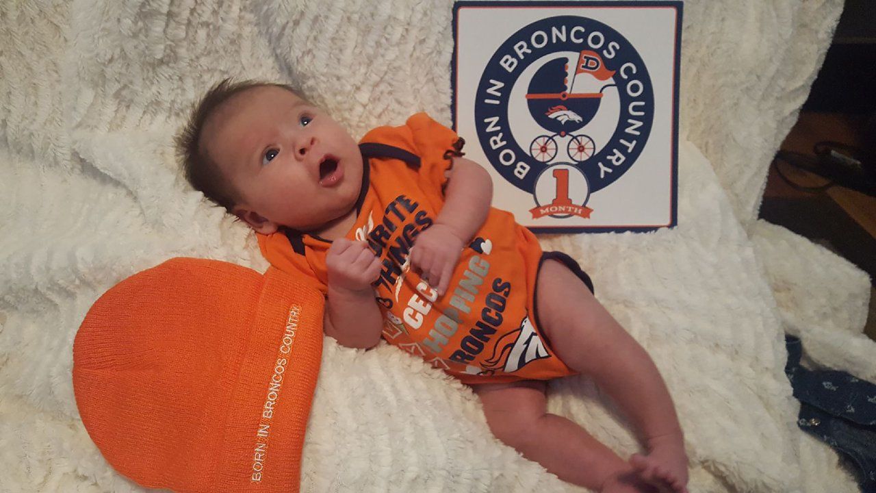 Broncos Baby Outfit Football Baby Outfit Broncos Baby Denver Broncos Baby