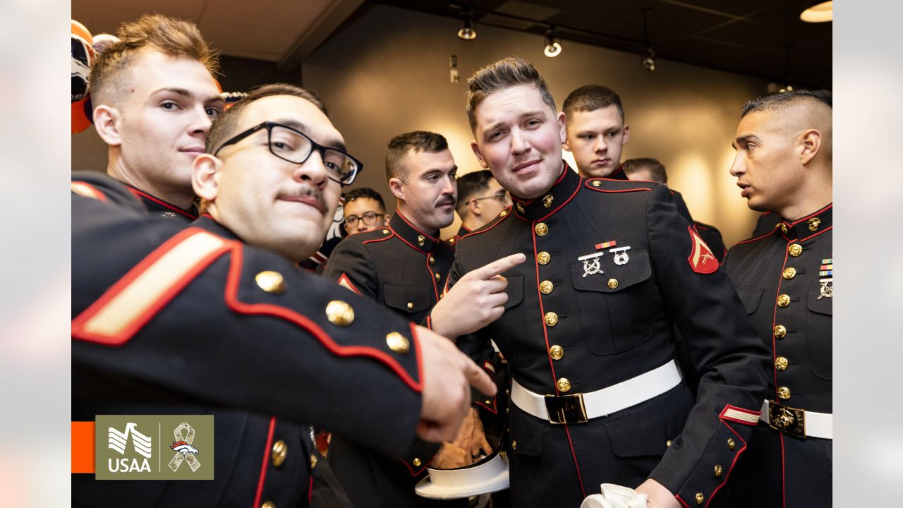 Photos: Broncos welcome military service members for 2022 Salute