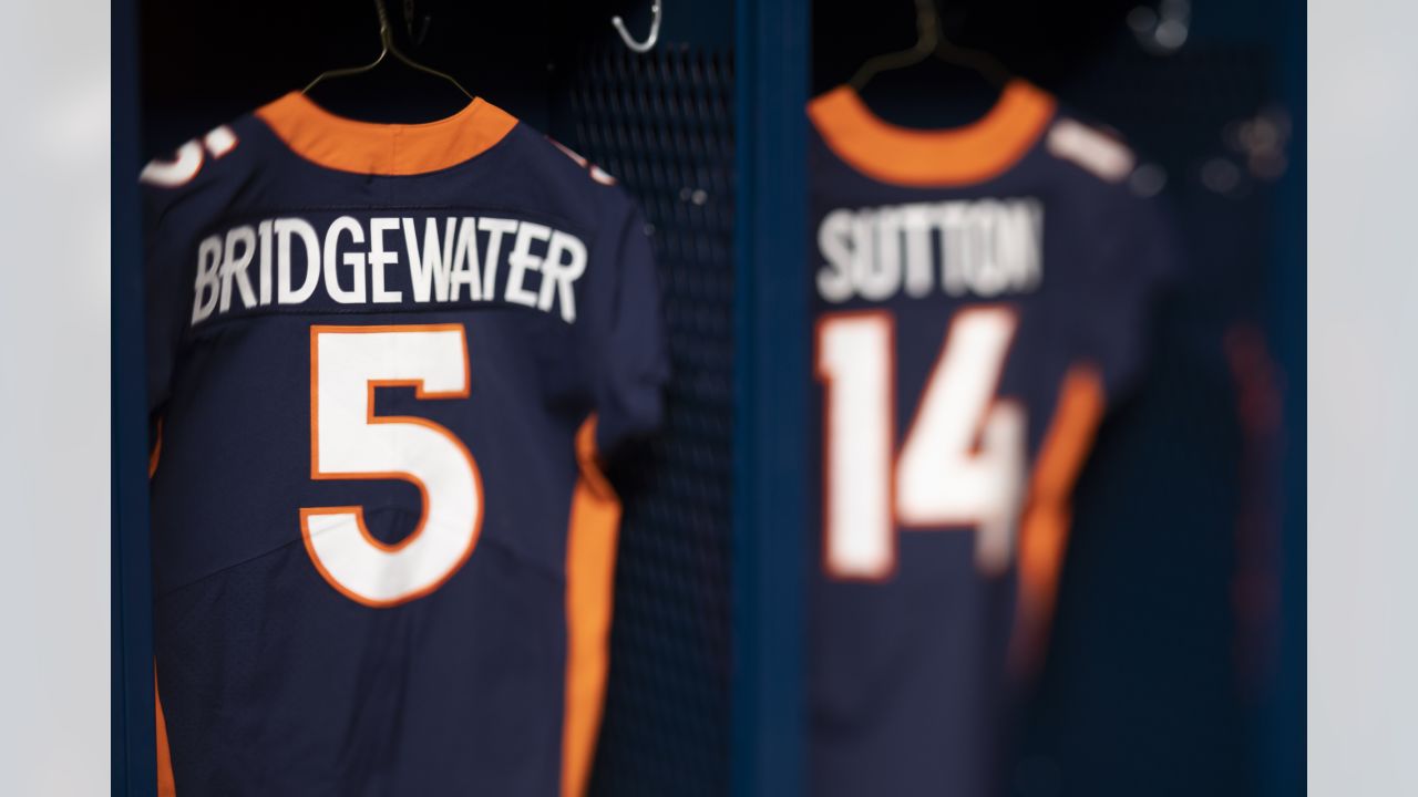 Photos: A sneak peek at the Broncos' alternate blue jerseys for