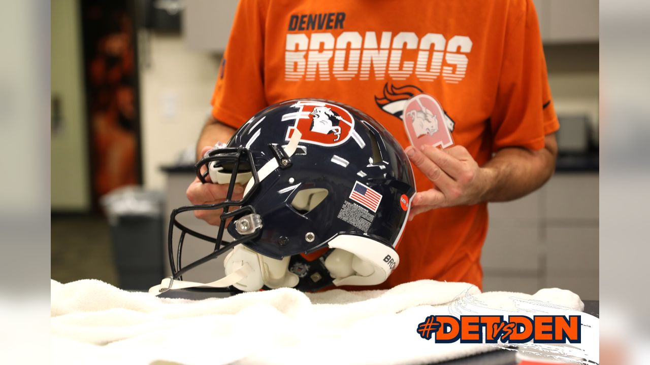 Should the Denver Broncos make their color rush helmet their main