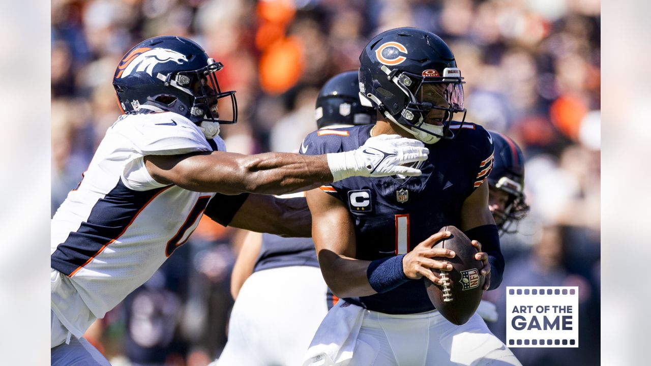 Denver Broncos wide receiver Brandon Johnson (89) celebrates