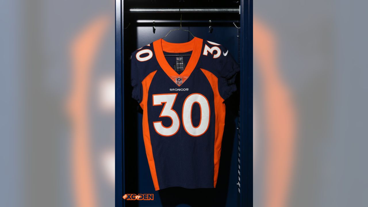 A sneak peek at the Broncos' alternate jerseys for #TENvsDEN