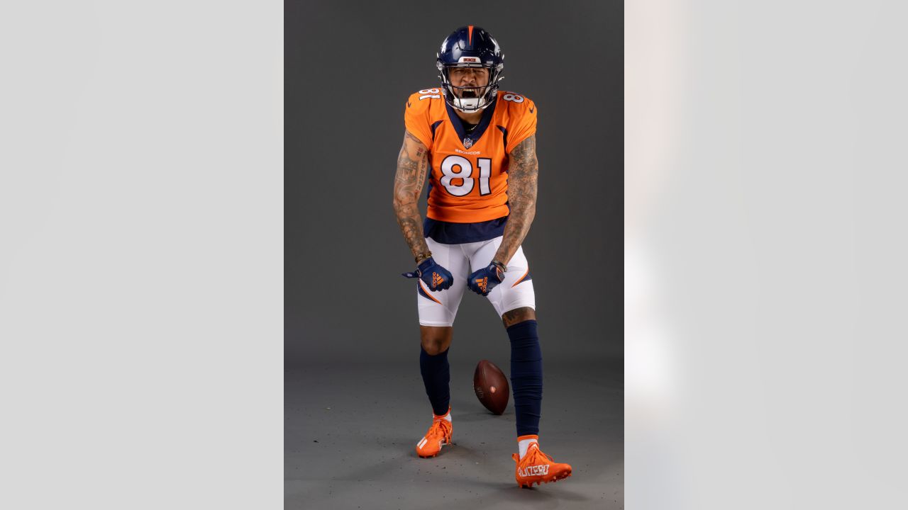 Top portraits of the Broncos in uniform from 2021 photo day