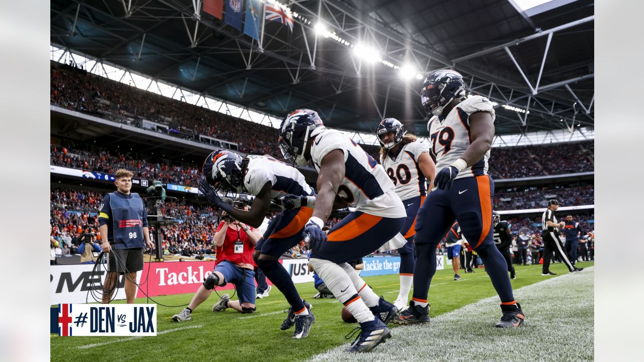 Victory Monday photos: Celebrating the Broncos' win at Wembley from the  field to the locker room