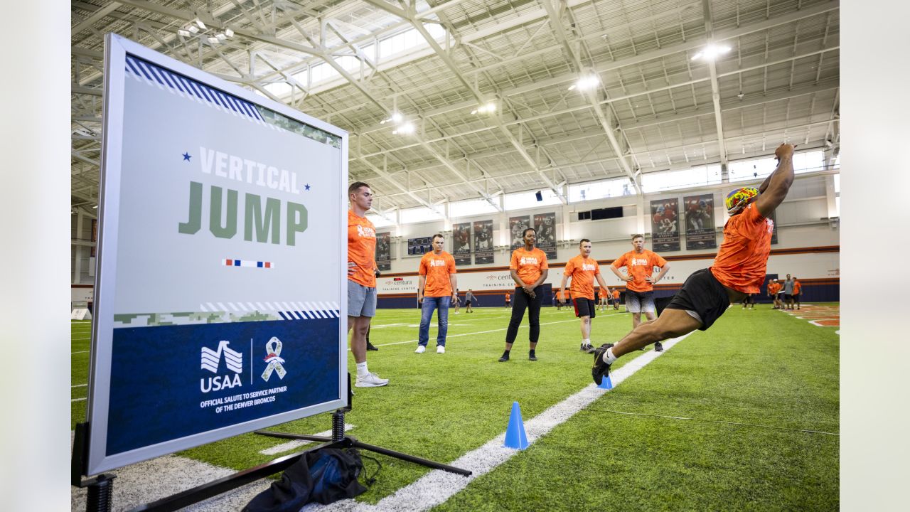 Denver Broncos partner with USAA in Salute to Service boot camp