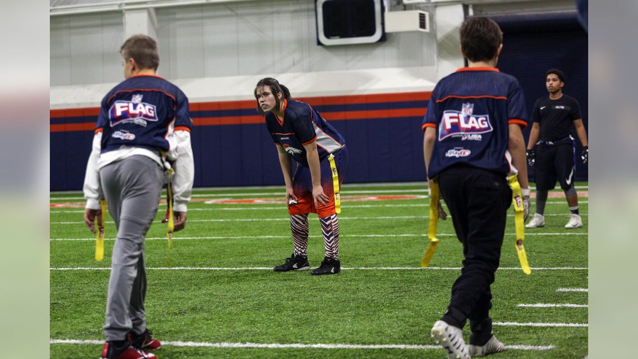 BRONCOS TO HOST SECOND-ANNUAL FREE FLAG FOOTBALL FESTIVAL ON SATURDAY AT  UCHEALTH TRAINING CENTER'S PAT BOWLEN FIELDHOUSE - Back Sports Page