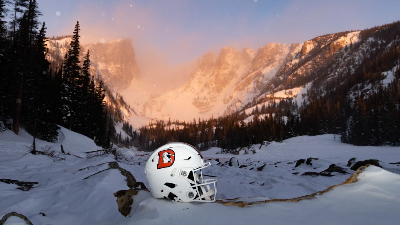 Denver Broncos unveil snowcapped alternate helmet to be worn 2