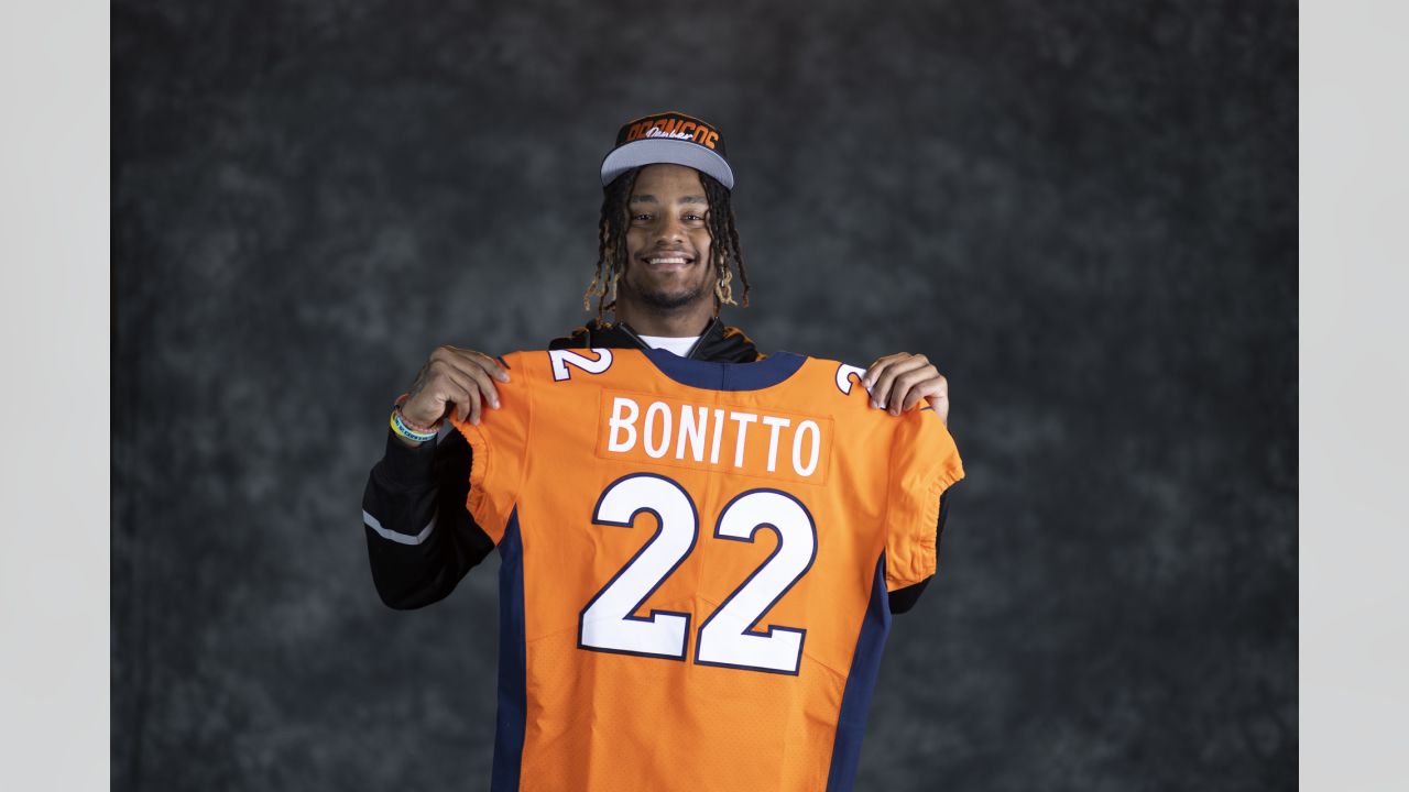 Photos: Broncos draft picks Nik Bonitto and Greg Dulcich make their first  trip to Denver