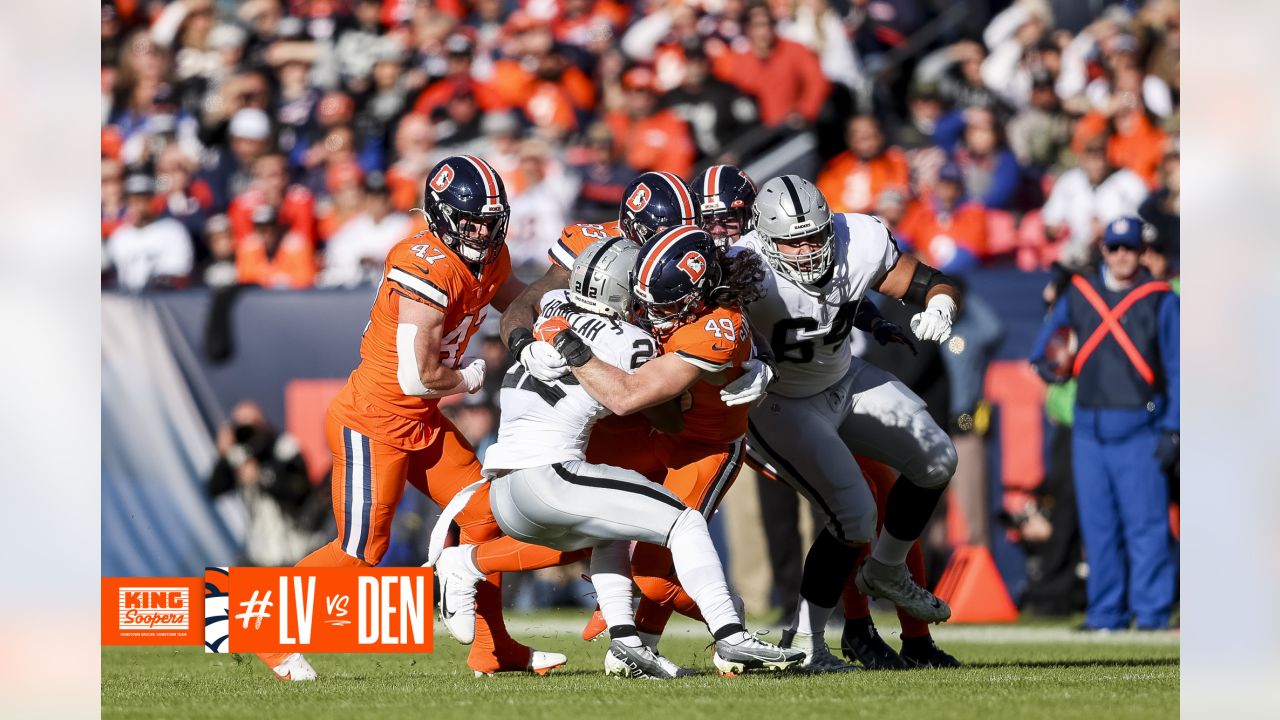 Denver Broncos' Montrell Washington during an NFL football game against the  Las Vegas Raiders in Denver, Sunday, Nov. 20, 2022. (AP Photo/Jack Dempsey  Stock Photo - Alamy