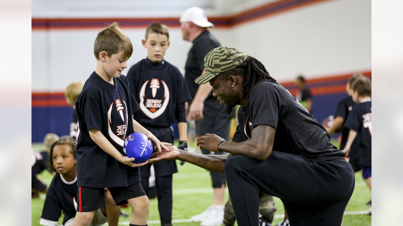 Photos: Jerry Jeudy hosts his first youth football camp