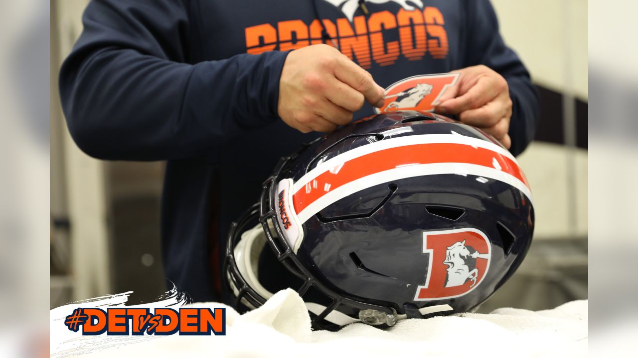 Should the Denver Broncos make their color rush helmet their main