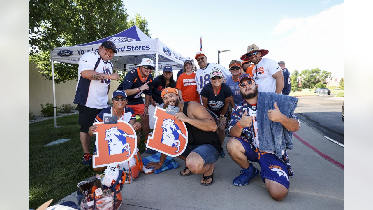 Fans tailgate for the first Broncos preseason game of 2022 