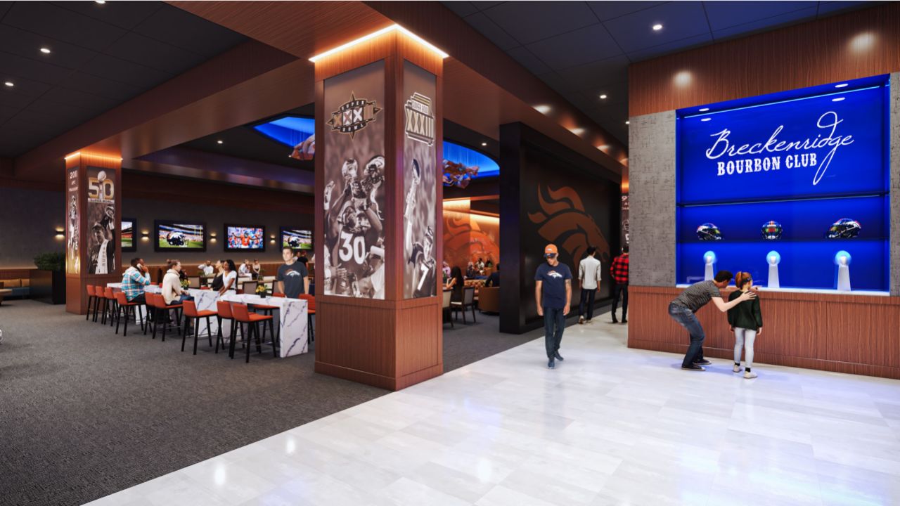 Broncos unveil 'Bourbon Club' premium stadium experience