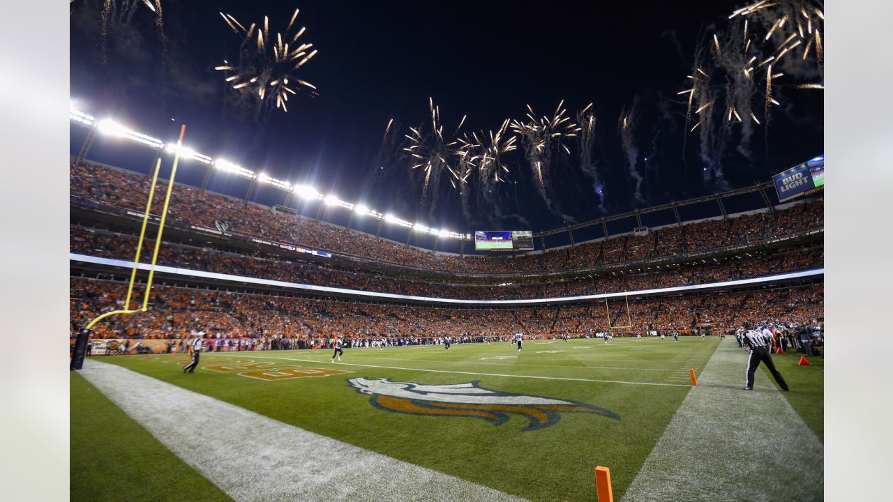 Denver Broncos Empower Field End Zone Panoramic Picture - Mile