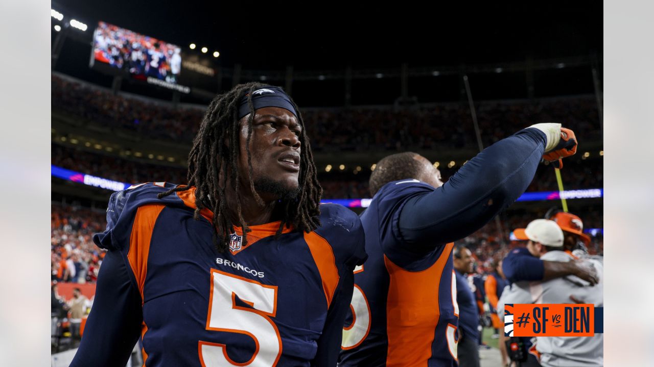 Photos: Inside the Broncos' celebration in the locker room and on the field  from Week 3