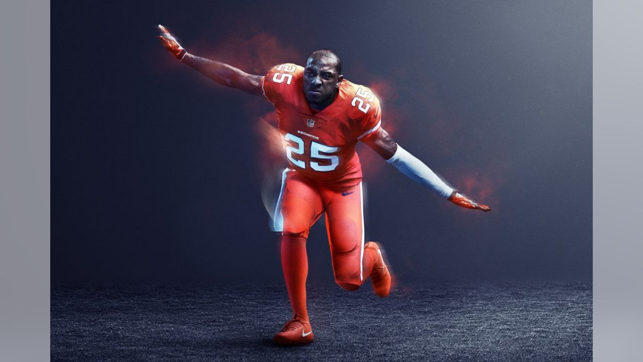 Color Rush jersey for the Broncos