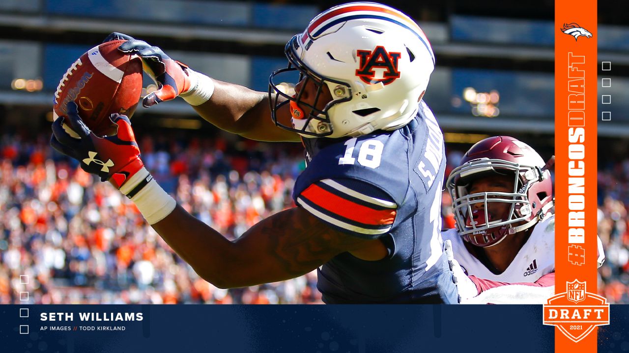 Round 6 - Pick 35: Seth Williams, WR, Auburn (Denver Broncos) : r/nfl