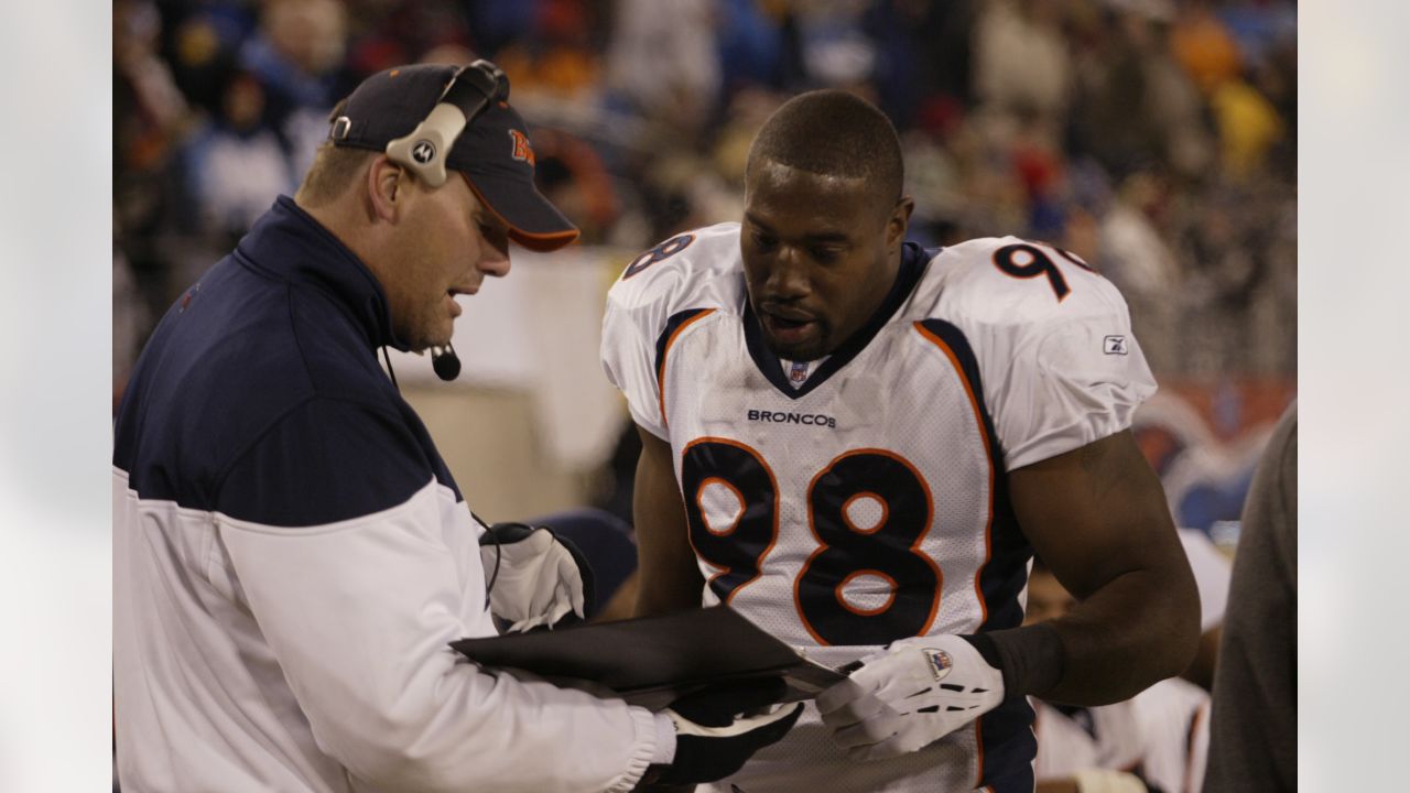 Throwing it back: Photos of the Broncos' Christmas Eve win in their first  playoff game