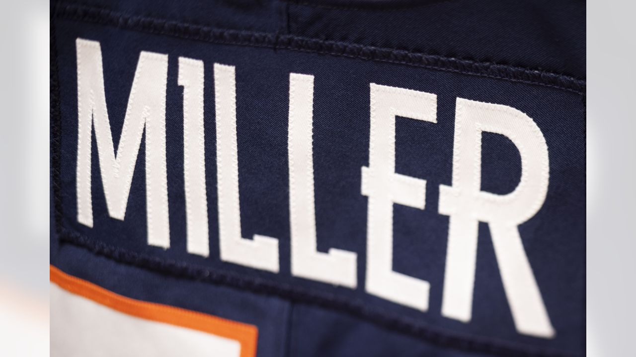 A sneak peek at the Broncos' alternate jerseys for #LVvsDEN