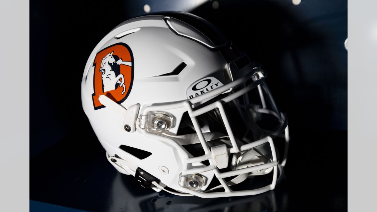 LOOK: Broncos, Chargers unveil sweet helmets for Color Rush game