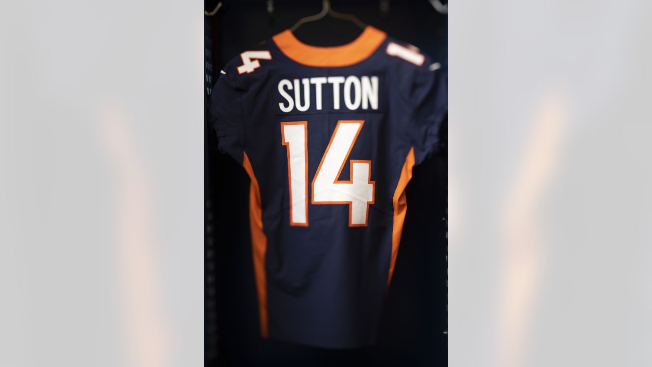 A sneak peek at the Broncos' alternate jerseys for #LVvsDEN