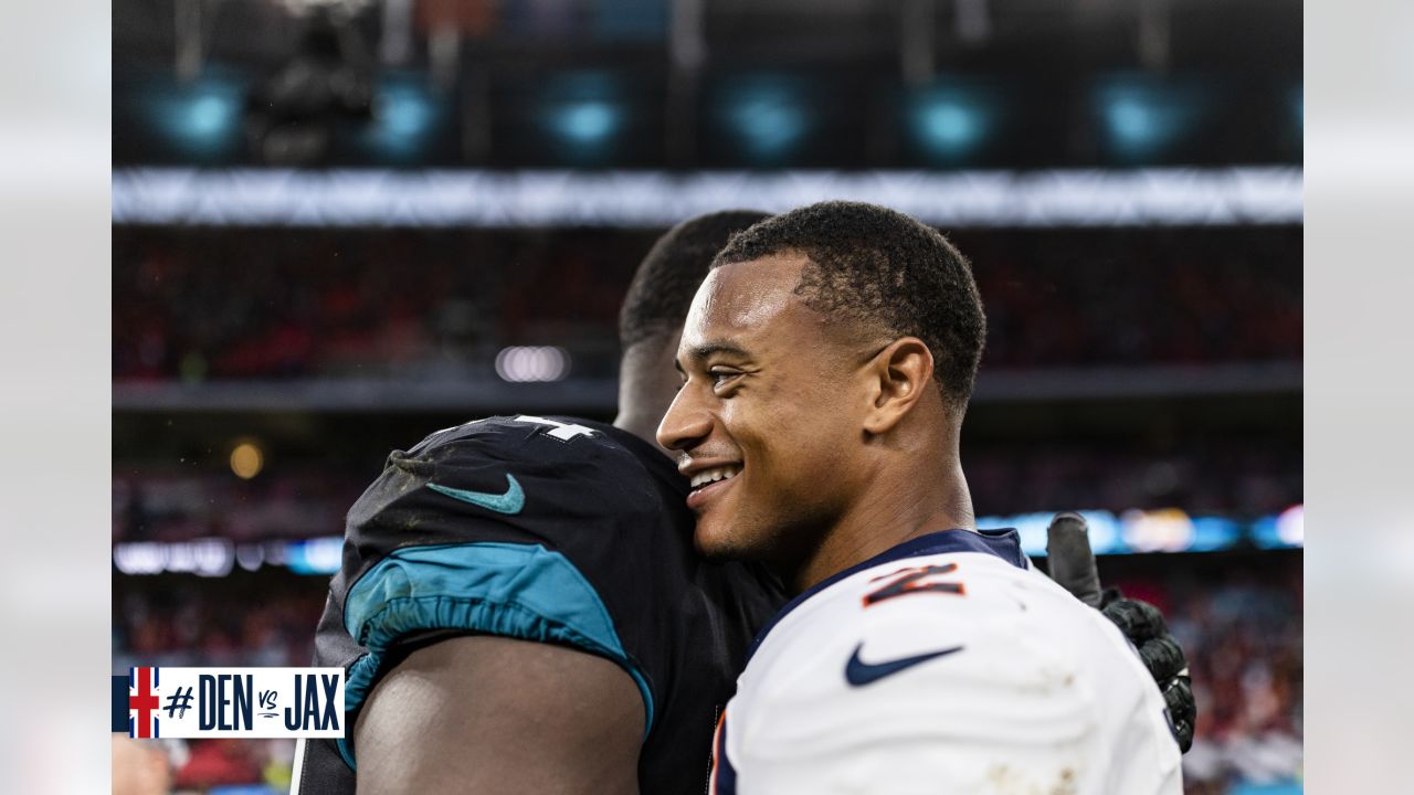 Victory Monday photos: Celebrating the Broncos' win at Wembley from the  field to the locker room