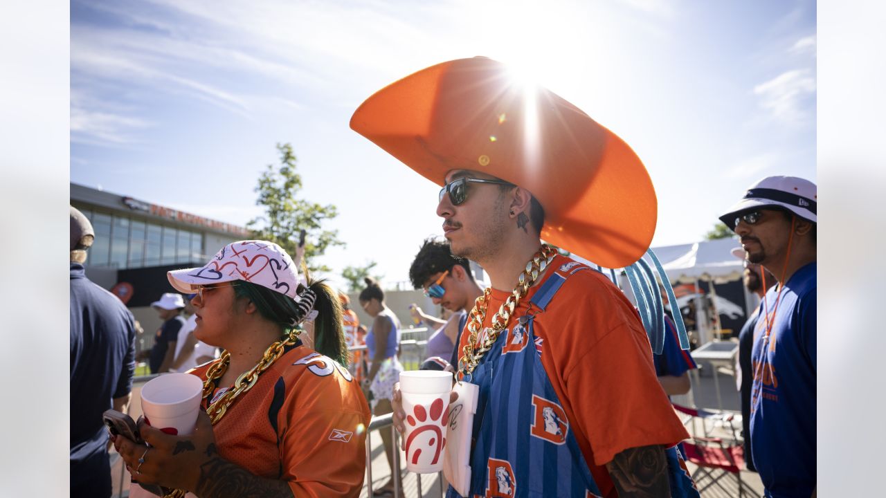 Fans tailgate for the first Broncos preseason game of 2022 