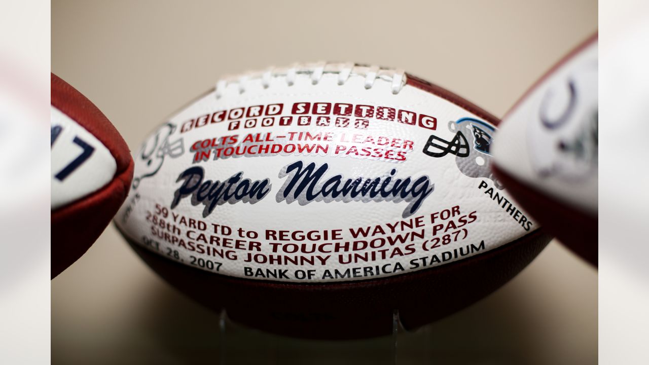 Photos: A peek inside Peyton Manning's game ball collection