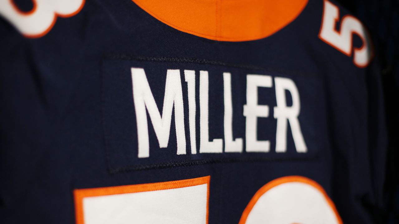 A sneak peek at the Broncos' alternate jerseys for #LVvsDEN