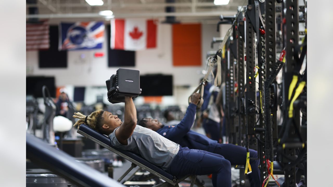 Inside the Broncos' weight room during the first days of the offseason  program