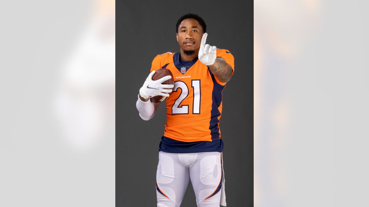 Top portraits of the Broncos in uniform from 2021 photo day