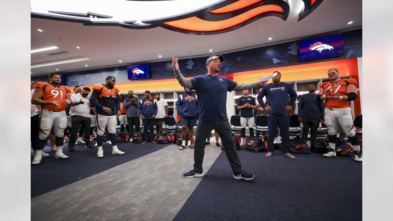 Photos: Inside the Broncos' locker room after their preseason win
