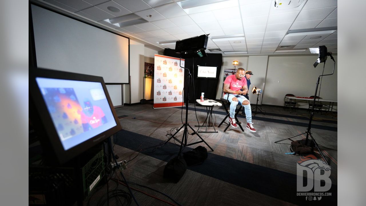 A day with Von Miller during his Old Spice media tour