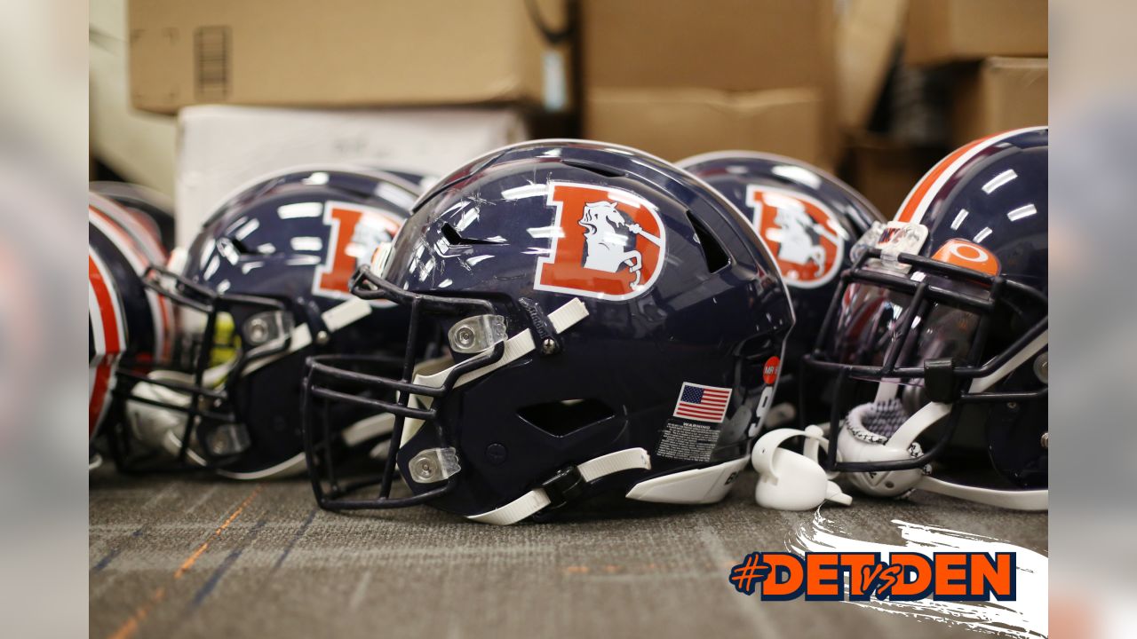 Broncos Unveil Color Rush Helmets