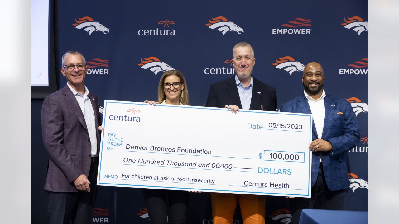 Broncos announce 10-year partnership with Centura Health, including  training facility naming rights