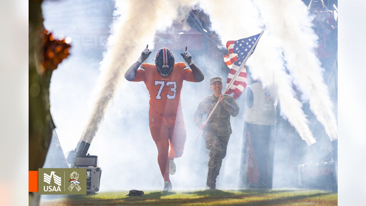 Photos: Broncos welcome military service members for 2022 Salute to Service  game