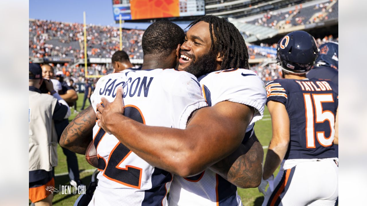 Photos: Celebrating the Broncos' thrilling comeback win over the Bears