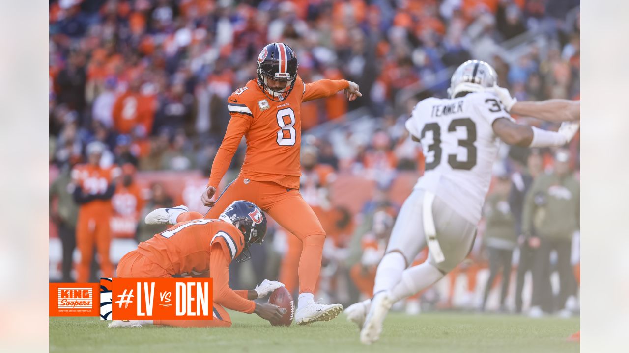 Denver Broncos' Montrell Washington during an NFL football game against the  Las Vegas Raiders in Denver, Sunday, Nov. 20, 2022. (AP Photo/Jack Dempsey  Stock Photo - Alamy