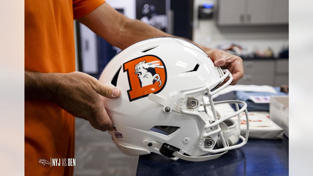Broncos unveil new 'Snowcapped' alternate helmet