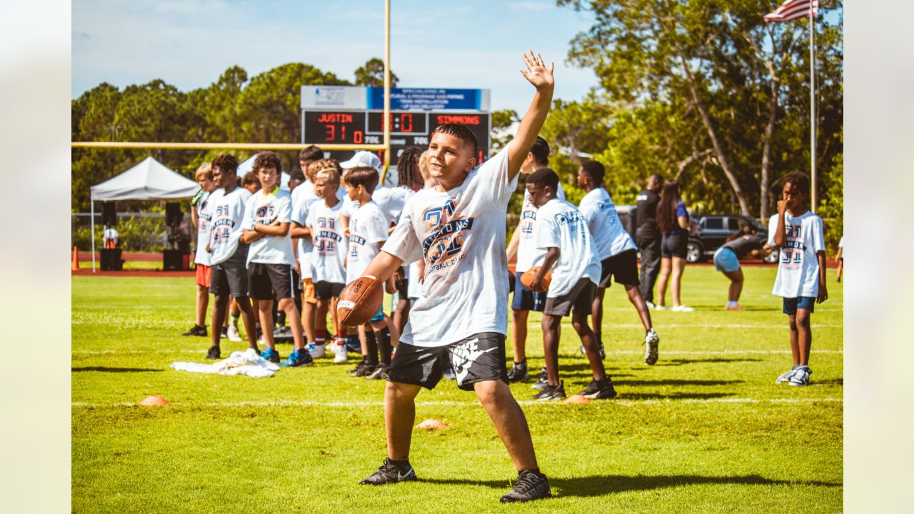 Justin Simmons annual youth camp 