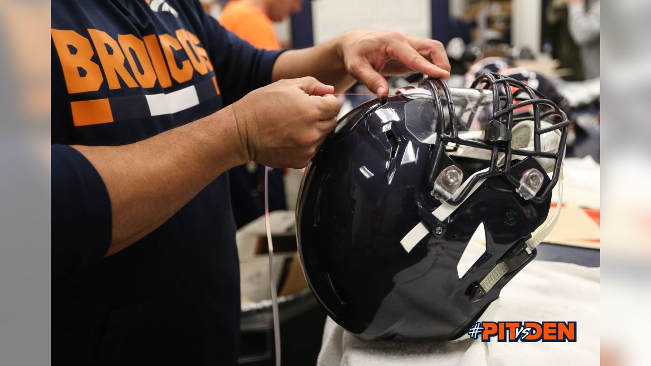 Broncos prepare Color Rush uniforms for #PITvsDEN