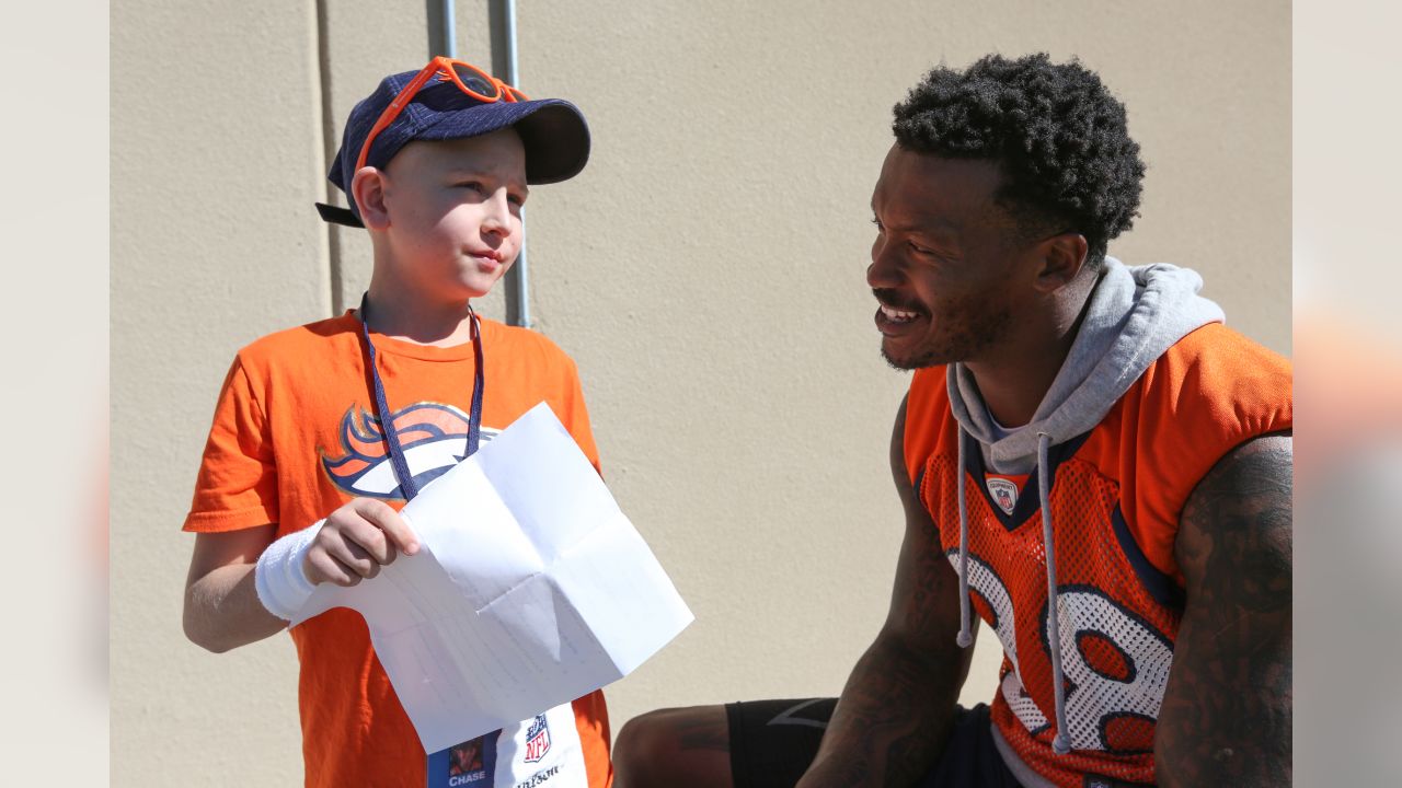 Children's Hospital Colorado Junior Reporter: Chase gets to know Demaryius  Thomas