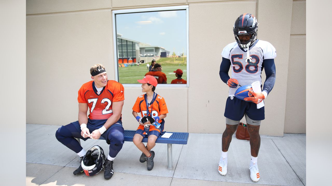 Denver Broncos left tackle Garett Bolles uses his rough childhood and  upbringing as motivation to mentor kids impacted by the juvenile justice  system in Arapahoe County, Colorado