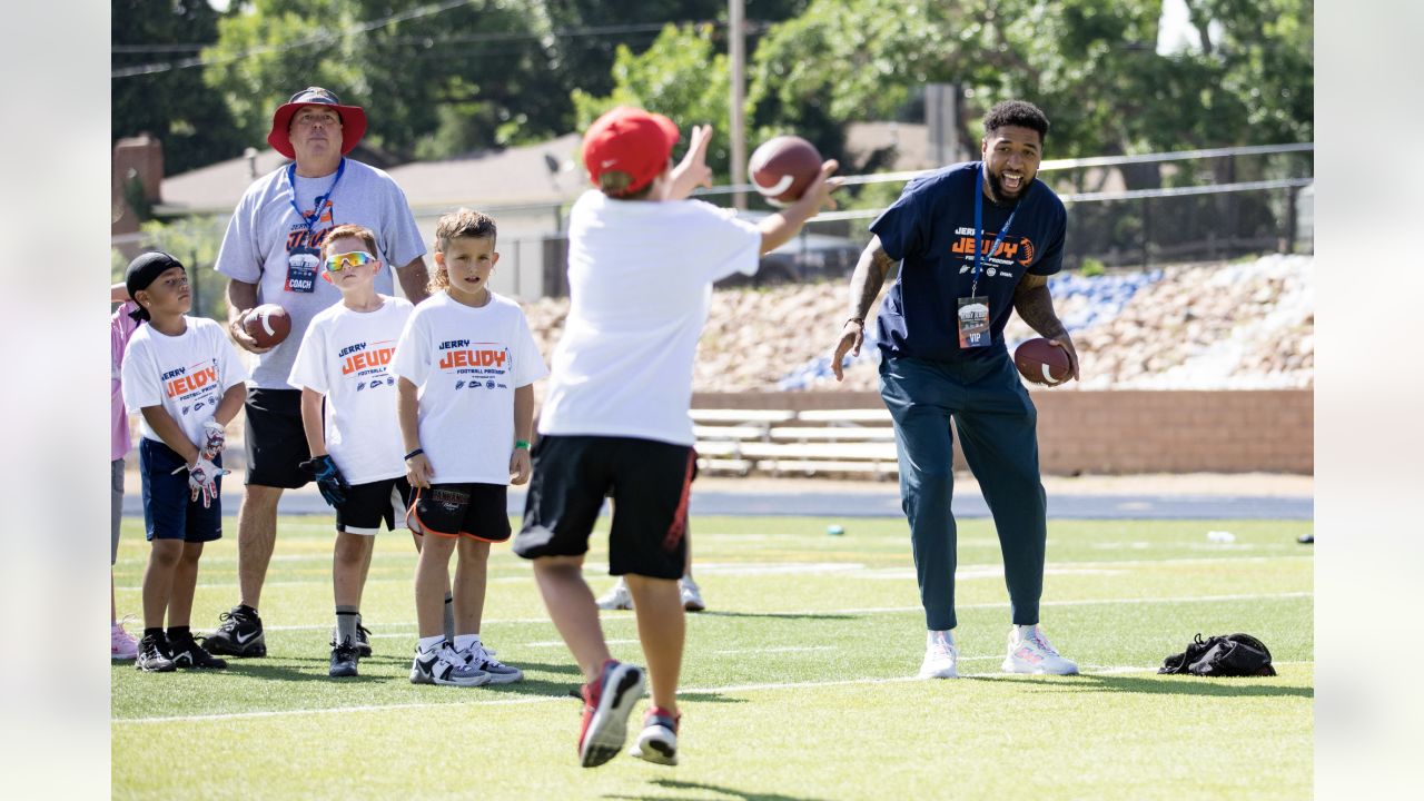 Photos: Jerry Jeudy hosts his first youth football camp