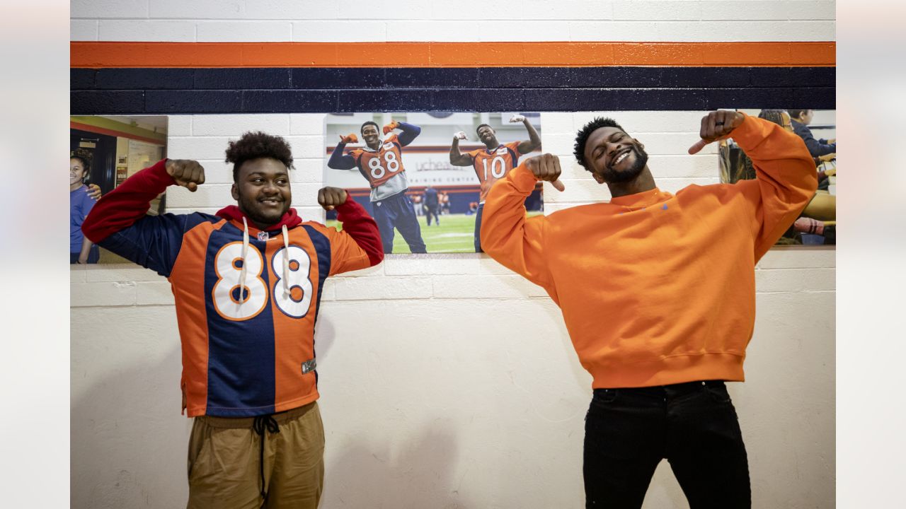 Emmanuel Sanders honors former Broncos teammate Demaryius Thomas with jersey  donation to Boys & Girls Club